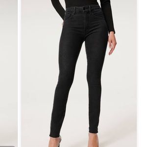 GOOD AMERICAN good legs black skinnies